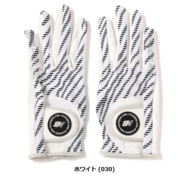 ニューバランス ゴルフ グローブ レディース ストライプゼブラ 両手用 グローブ (WOMENS) new balance Golf 012-6185501 【ポスト投函配送】 | New Balance Golf | 02