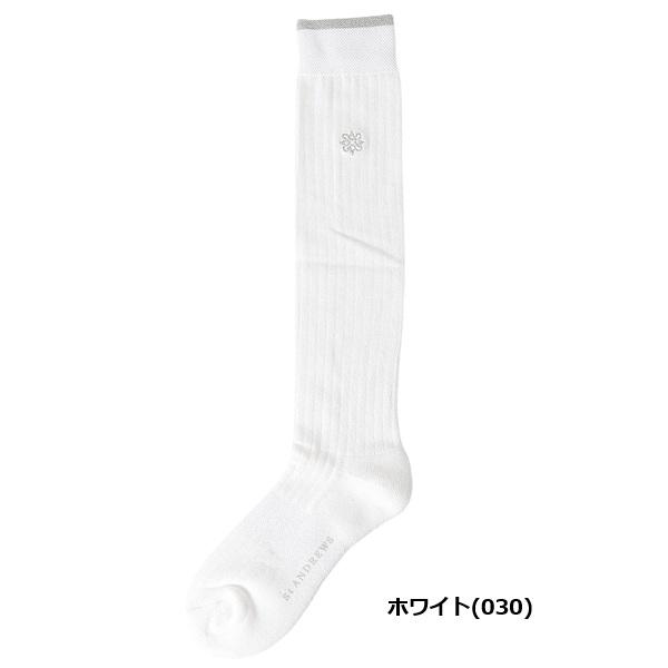 セント アンドリュース ゴルフ レディース リブ ハイソックス 042-6186256【ポスト投函配送】 | St ANDREWS | 03