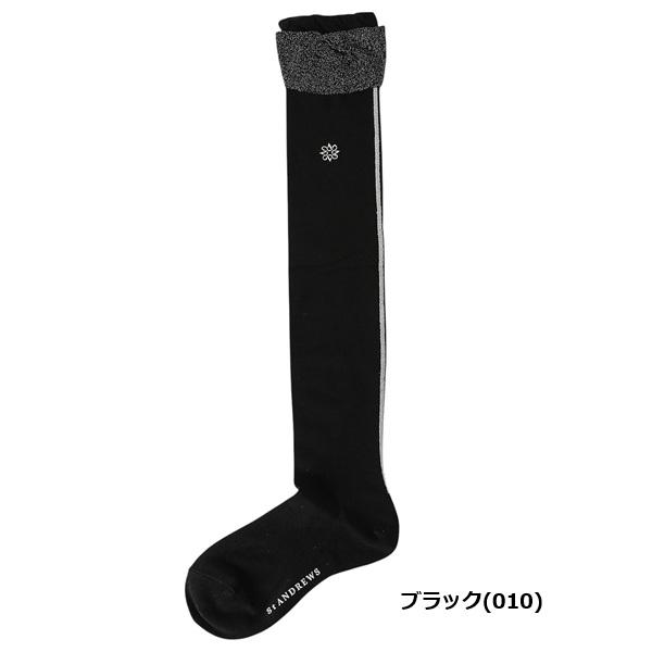 セント アンドリュース ゴルフ レディース フリル ニーハイハイソックス 042-6186258【ポスト投函配送】 | St ANDREWS | 01