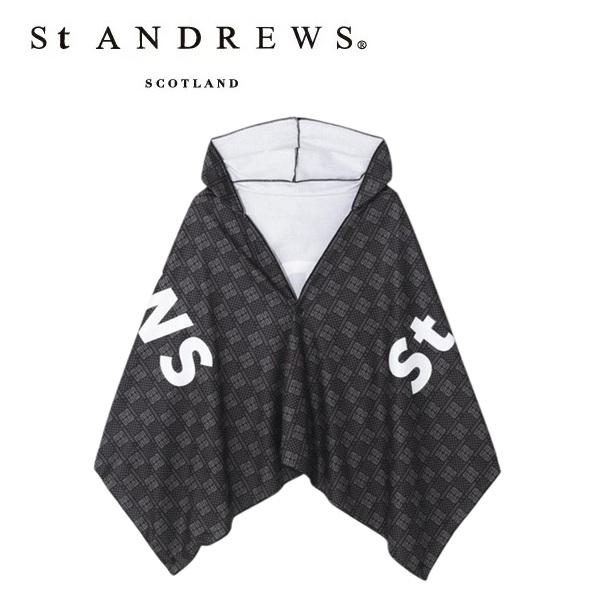 セント アンドリュース ゴルフ クールタオルフーディー 冷感ポンチョ St ANDREWS 042-6984454 | St ANDREWS
