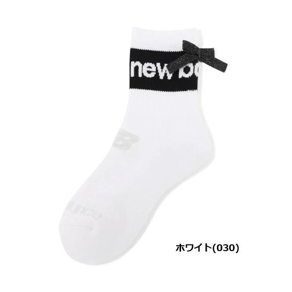 ニューバランス ゴルフ ソックス レディース  抗菌防臭 ラメりぼん ソックス (WOMENS) new balance golf 012-6986505 【ポスト投函配送】 | New Balance Golf | 03