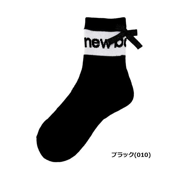 ニューバランス ゴルフ ソックス レディース  抗菌防臭 ラメりぼん ソックス (WOMENS) new balance golf 012-6986505 【ポスト投函配送】 | New Balance Golf | 01