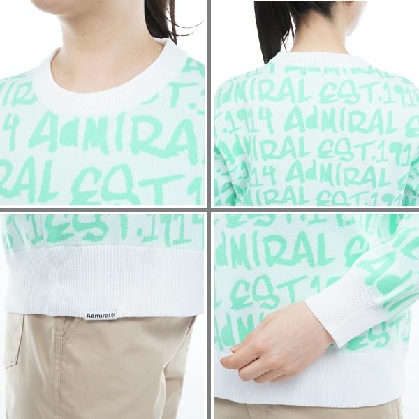 アドミラル ゴルフ リラックスフィット ロゴジャガード クルーニット ADMIRAL ADLA302 | Admiral Golf | 08