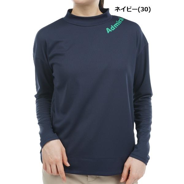 アドミラル ゴルフ バックロゴ ラウンドヘム 長袖モックネック ADMIRAL ADLA308 | Admiral Golf | 02