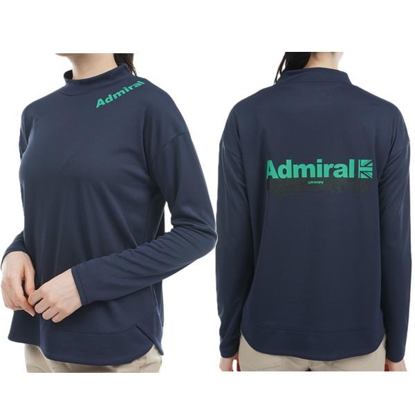 アドミラル ゴルフ バックロゴ ラウンドヘム 長袖モックネック ADMIRAL ADLA308 | Admiral Golf | 04