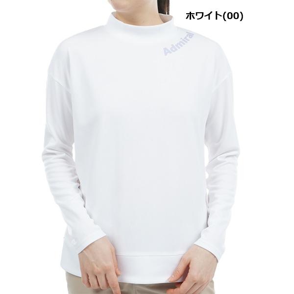 アドミラル ゴルフ バックロゴ ラウンドヘム 長袖モックネック ADMIRAL ADLA308 | Admiral Golf | 01