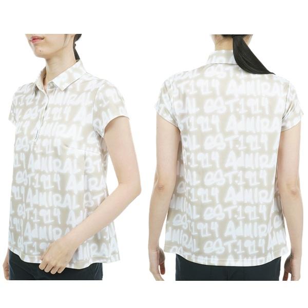 アドミラル ゴルフ レディース スプレーロゴプリント Aラインシャツ ADMIRAL ADLA309 | Admiral Golf | 10