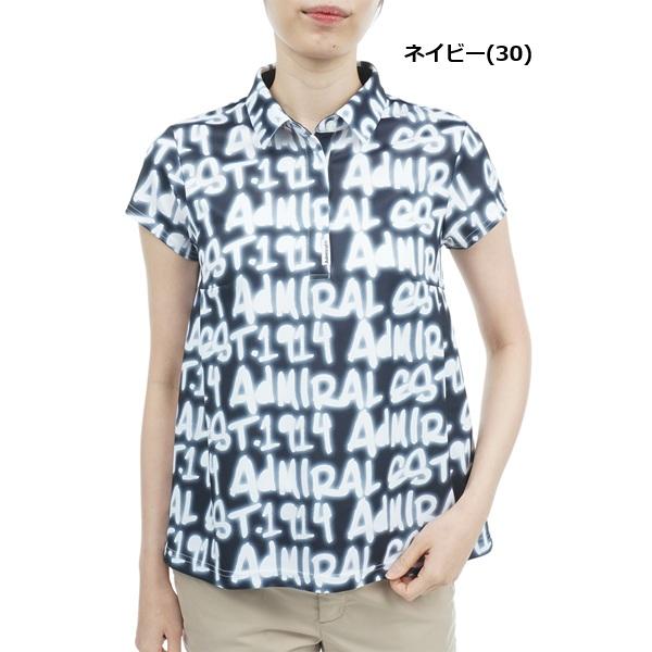 アドミラル ゴルフ レディース スプレーロゴプリント Aラインシャツ ADMIRAL ADLA309 | Admiral Golf | 03
