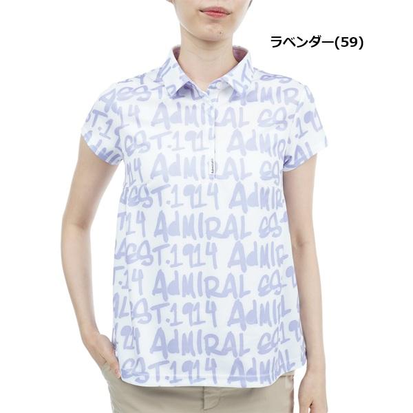 アドミラル ゴルフ レディース スプレーロゴプリント Aラインシャツ ADMIRAL ADLA309 | Admiral Golf | 04