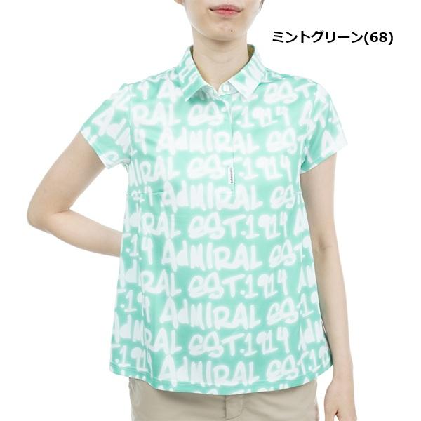 アドミラル ゴルフ レディース スプレーロゴプリント Aラインシャツ ADMIRAL ADLA309 | Admiral Golf | 05