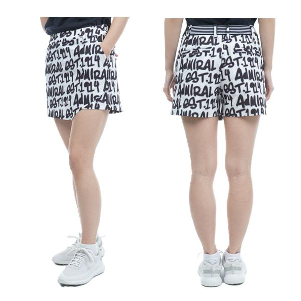 アドミラル ゴルフ レディース スプレーロゴプリント キュロットパンツ ADMIRAL ADLA310 | Admiral Golf | 06