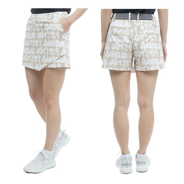 アドミラル ゴルフ レディース スプレーロゴプリント キュロットパンツ ADMIRAL ADLA310 | Admiral Golf | 07