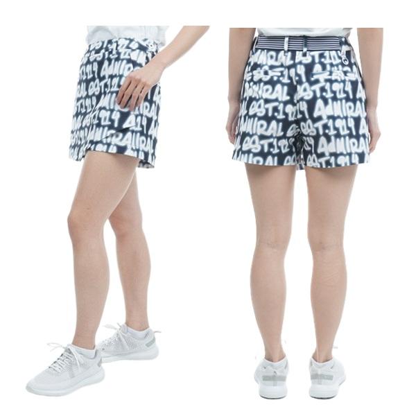 アドミラル ゴルフ レディース スプレーロゴプリント キュロットパンツ ADMIRAL ADLA310 | Admiral Golf | 08