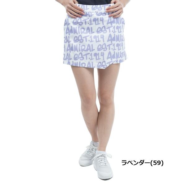 アドミラル ゴルフ レディース スプレーロゴプリント キュロットパンツ ADMIRAL ADLA310 | Admiral Golf | 04