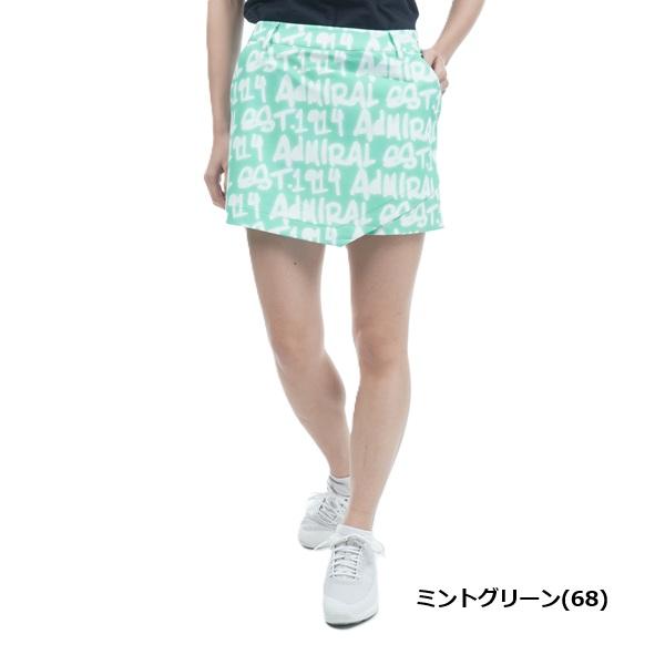 アドミラル ゴルフ レディース スプレーロゴプリント キュロットパンツ ADMIRAL ADLA310 | Admiral Golf | 05