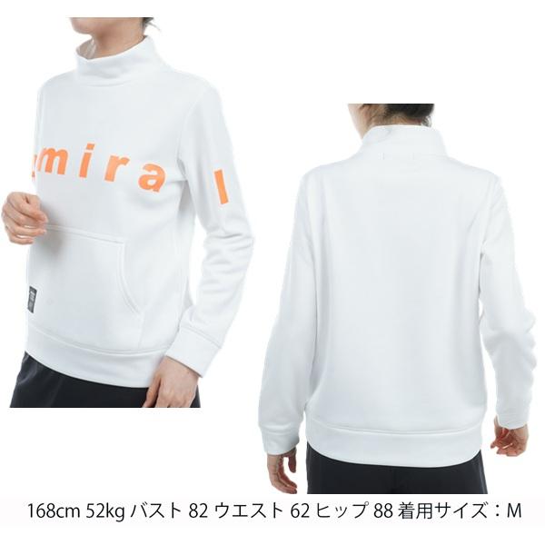 アドミラル ゴルフ レディース ロゴ モックネック スウェット ADMIRAL GOLF ADLA477 秋冬モデル | Admiral Golf | 04