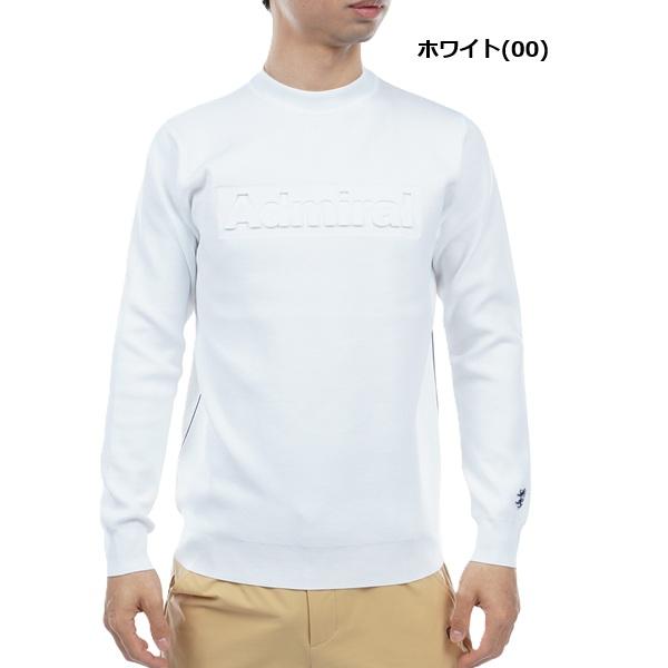 アドミラル ゴルフ メンズ エンボスロゴ　クルーネックセーター ADMIRAL ADMA361 | Admiral Golf | 01