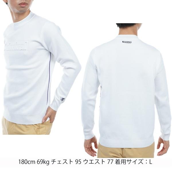 アドミラル ゴルフ メンズ エンボスロゴ　クルーネックセーター ADMIRAL ADMA361 | Admiral Golf | 06