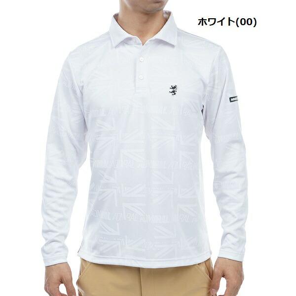 アドミラル ゴルフ メンズ UJロゴジャガード ロングスリーブシャツ ADMIRAL ADMA364 | Admiral Golf | 01