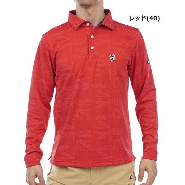 アドミラル ゴルフ メンズ UJロゴジャガード ロングスリーブシャツ ADMIRAL ADMA364 | Admiral Golf | 04