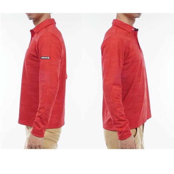 アドミラル ゴルフ メンズ UJロゴジャガード ロングスリーブシャツ ADMIRAL ADMA364 | Admiral Golf | 09