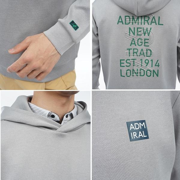 アドミラル ゴルフ メンズ エンボスグラフィック ダンボールニット フーディー ADMIRAL ADMA368 2023年秋冬モデル | Admiral Golf | 10
