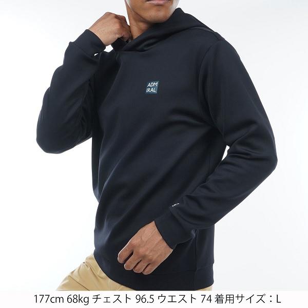 アドミラル ゴルフ メンズ エンボスグラフィック ダンボールニット フーディー ADMIRAL ADMA368 2023年秋冬モデル | Admiral Golf | 06
