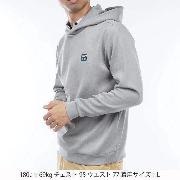 アドミラル ゴルフ メンズ エンボスグラフィック ダンボールニット フーディー ADMIRAL ADMA368 2023年秋冬モデル | Admiral Golf | 08