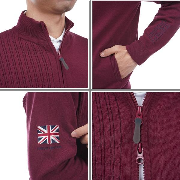 アドミラル ゴルフ メンズ フラッグ ジップアップセーター ADMIRAL ADMA374 | Admiral Golf | 12