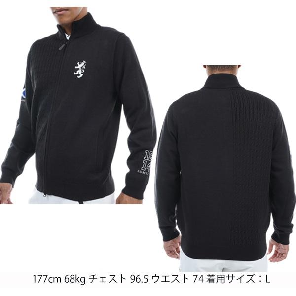 アドミラル ゴルフ メンズ フラッグ ジップアップセーター ADMIRAL ADMA374 | Admiral Golf | 07