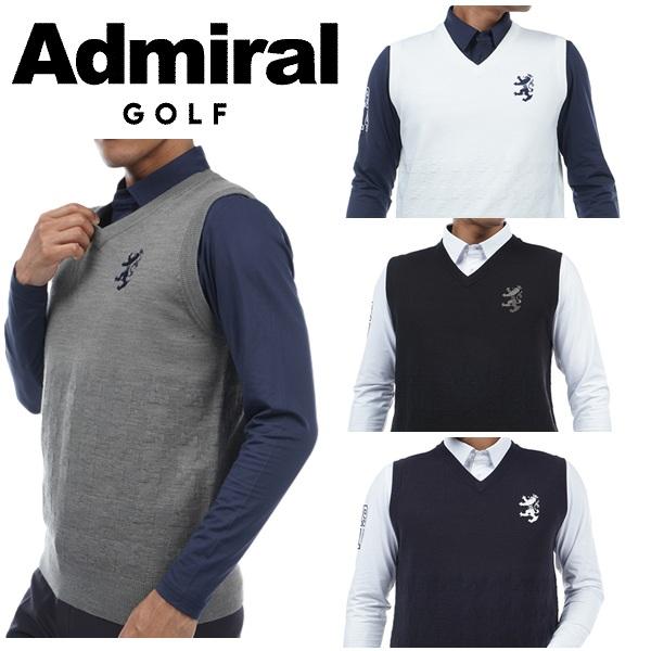 アドミラル ゴルフ メンズ ビッグランパント ニットベスト ADMIRAL ADMA375 | Admiral Golf