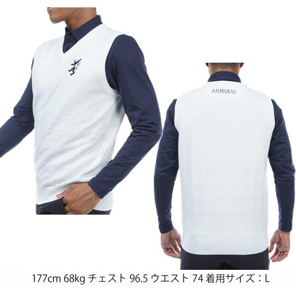 アドミラル ゴルフ メンズ ビッグランパント ニットベスト ADMIRAL ADMA375 | Admiral Golf | 05