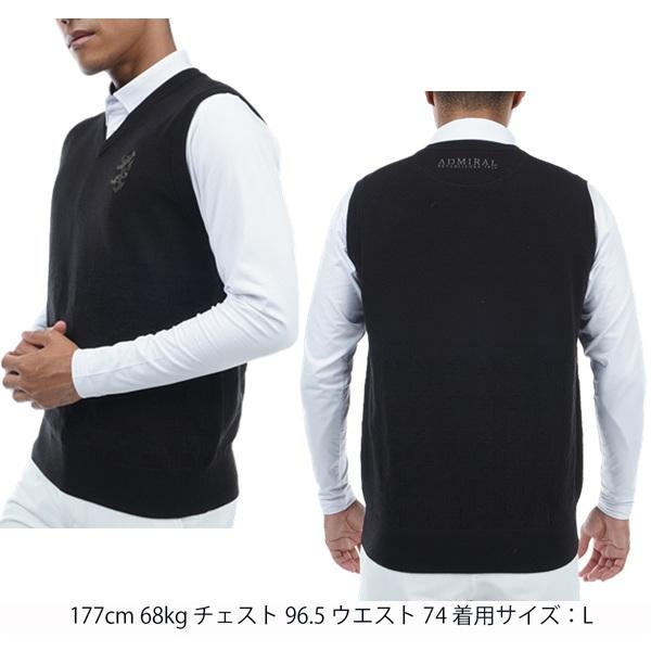 アドミラル ゴルフ メンズ ビッグランパント ニットベスト ADMIRAL ADMA375 | Admiral Golf | 06