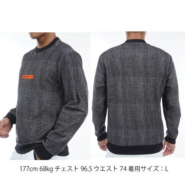 アドミラル ゴルフ メンズ ウォームストレッチ クルーネックスウェット ADMIRAL ADMA386 | Admiral Golf | 04