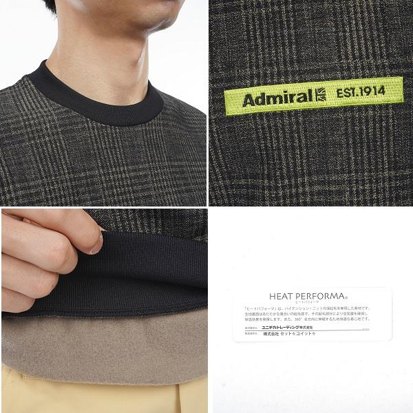 アドミラル ゴルフ メンズ ウォームストレッチ クルーネックスウェット ADMIRAL ADMA386 | Admiral Golf | 08