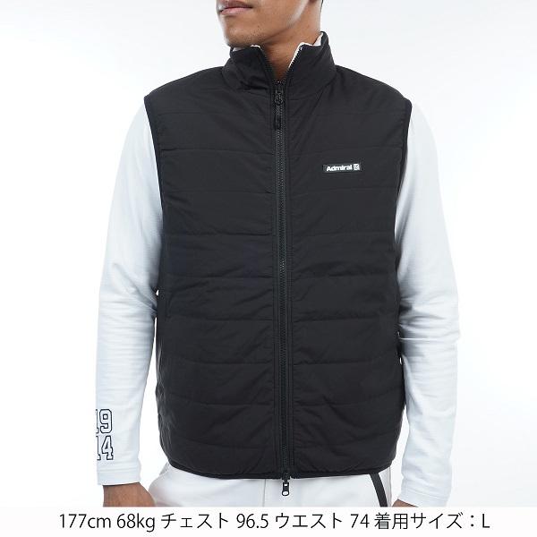 アドミラル ゴルフ メンズ パデッド フリースコンビ リバーシブルベスト ADMIRAL ADMA391 2023年秋冬モデル | Admiral Golf | 07