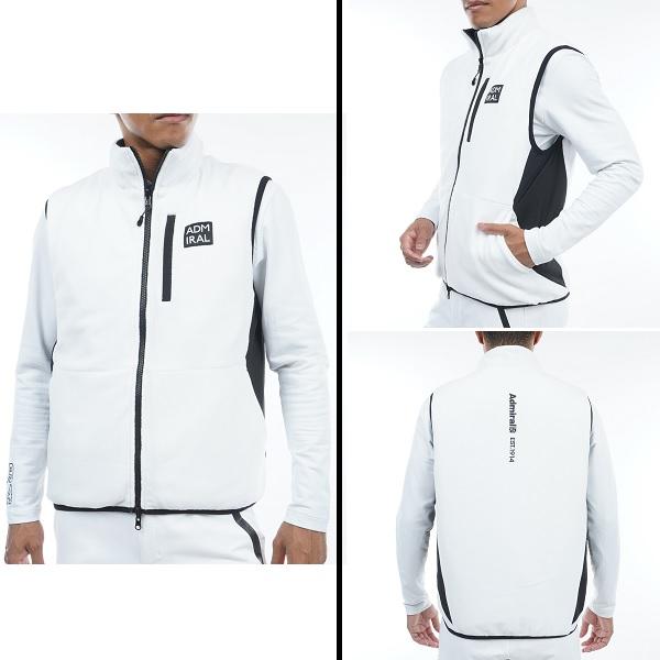 ADMIRAL メンズ ベスト リバーシブル Admiral Golf アドミラル ゴルフ メンズ パデッド フリース
