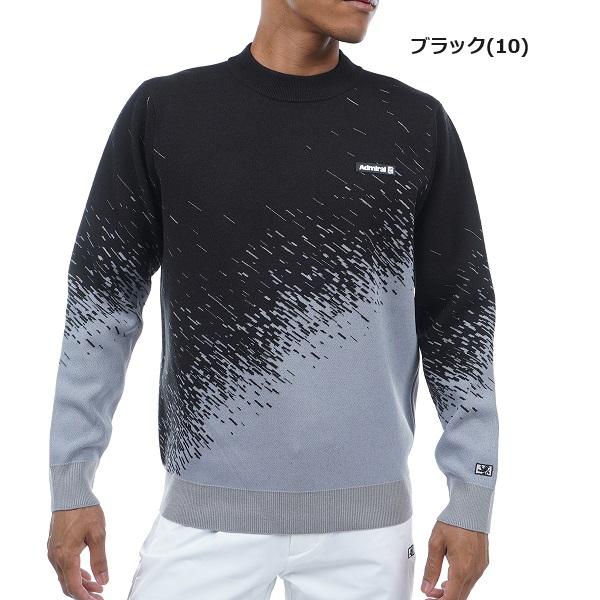 アドミラル ゴルフ メンズ スタートレイルジャカード モックネックセーター ADMIRAL ADMA394 2023年秋冬モデル | Admiral Golf | 01