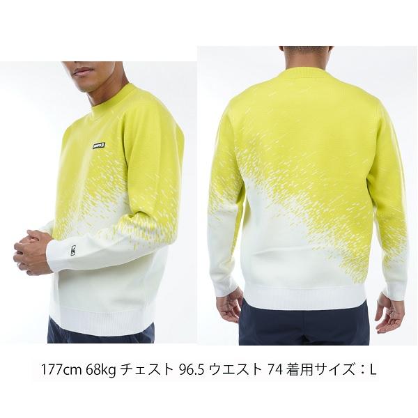 アドミラル ゴルフ メンズ スタートレイルジャカード モックネックセーター ADMIRAL ADMA394 2023年秋冬モデル | Admiral Golf | 04