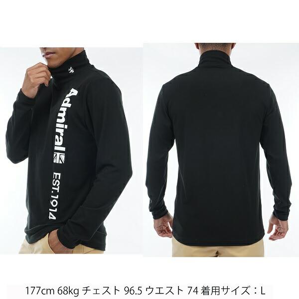アドミラル ゴルフ メンズ スエード起毛 ハイネックシャツ ADMIRAL ADMA395 | Admiral Golf | 07