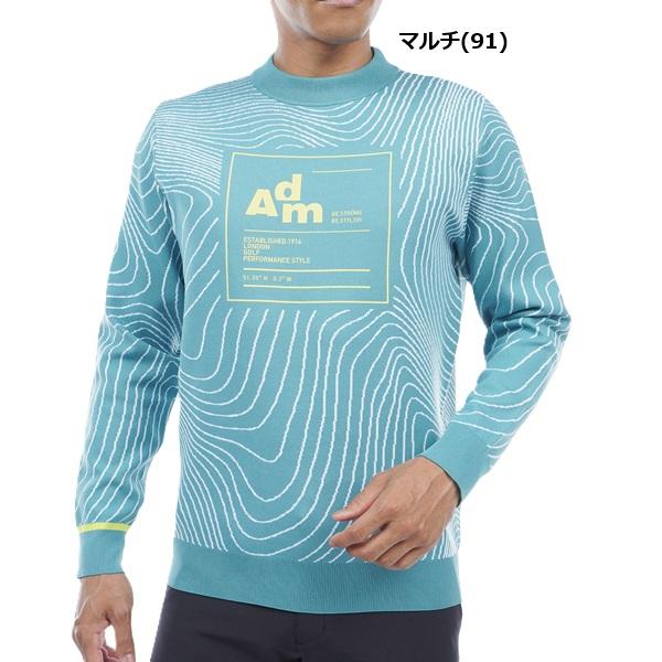 アドミラル ゴルフ メンズ カンターラインジャカード　クルーネックセーター ADMIRAL ADMA399 | Admiral Golf | 03