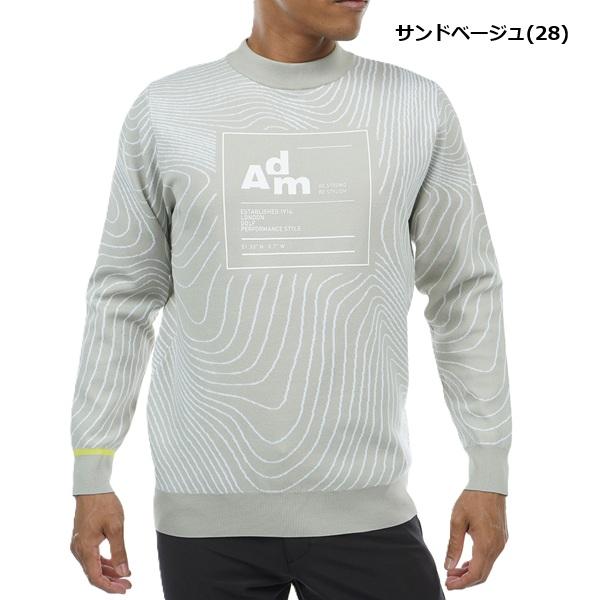 アドミラル ゴルフ メンズ カンターラインジャカード　クルーネックセーター ADMIRAL ADMA399 | Admiral Golf | 02