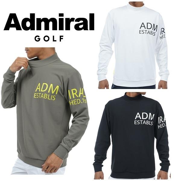 アドミラル ゴルフ メンズ ビッグロゴ ロングスリーブ モックネックシャツ ADMIRAL ADMA3A1 | Admiral Golf