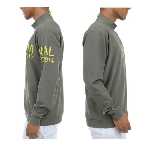 アドミラル ゴルフ メンズ ビッグロゴ ロングスリーブ モックネックシャツ ADMIRAL ADMA3A1 | Admiral Golf | 07