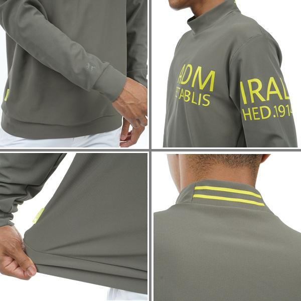 アドミラル ゴルフ メンズ ビッグロゴ ロングスリーブ モックネックシャツ ADMIRAL ADMA3A1 | Admiral Golf | 08