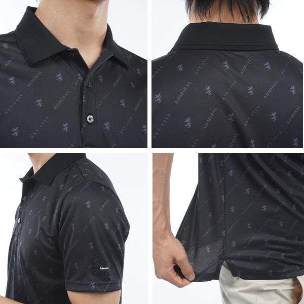 アドミラル ゴルフ メンズ モノグラム ポロシャツ ADMIRAL GOLF ADMA415 2024年春夏モデル | Admiral Golf | 10