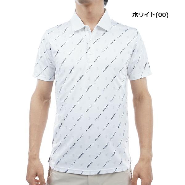 アドミラル ゴルフ メンズ モノグラム ポロシャツ ADMIRAL GOLF ADMA415 2024年春夏モデル | Admiral Golf | 01
