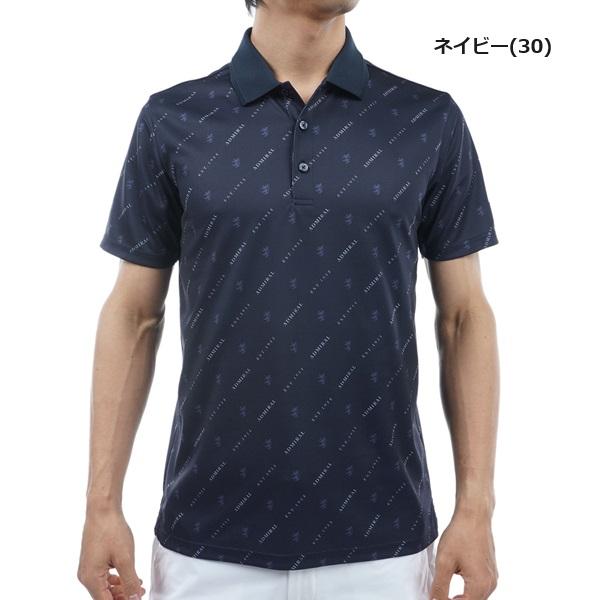 アドミラル ゴルフ メンズ モノグラム ポロシャツ ADMIRAL GOLF ADMA415 2024年春夏モデル | Admiral Golf | 03