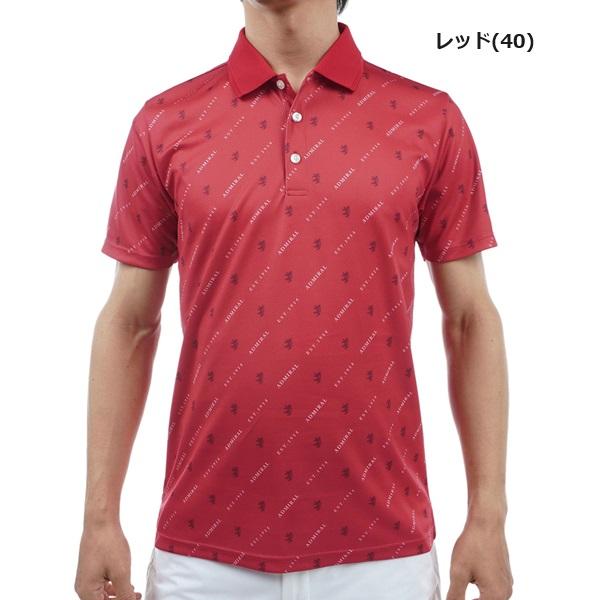 アドミラル ゴルフ メンズ モノグラム ポロシャツ ADMIRAL GOLF ADMA415 2024年春夏モデル | Admiral Golf | 05