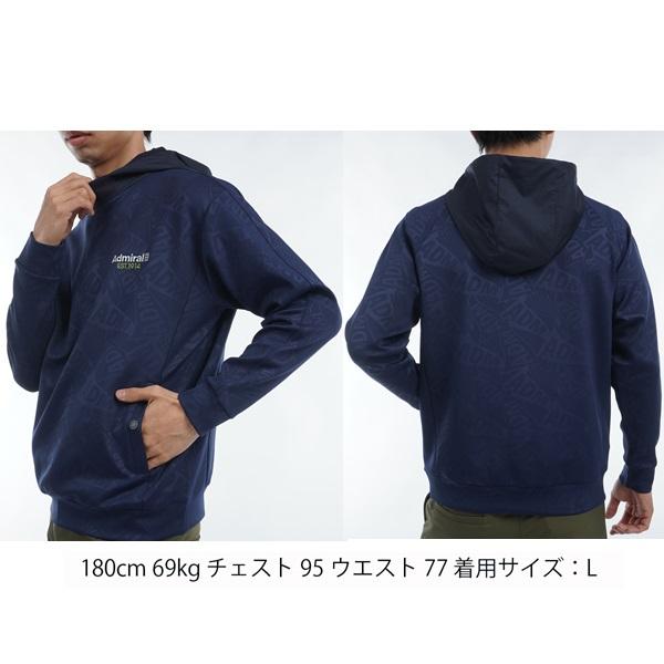 アドミラル ゴルフ メンズ エンボスロゴ ダンボールパーカ ADMIRAL GOLF ADMA451 秋冬モデル | Admiral Golf | 05